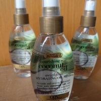 Уникален аромат Coconut oil ogx кокосово олио за коса 118 ml, снимка 7 - Продукти за коса - 39589436