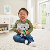 VTechBaby Интерактивна бебешка играчка слонче със светлини, цифри, песни,дрънкащи мъниста и текстури, снимка 5 - Образователни игри - 43961283