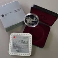 1 сребърен долар 1991 година Канада Елизабет II сребро в ТОП качество, снимка 1 - Нумизматика и бонистика - 35285275