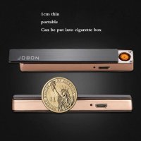 JOBON SLIM – Ултра лека и тънка USB ЗАПАЛКА, снимка 1 - Запалки - 27911413