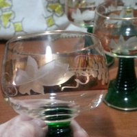 Френски кристални чаши , снимка 3 - Антикварни и старинни предмети - 43355800