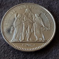 10 франка 1967 Франция СРЕБРО сребърна монета в качество 1, снимка 3 - Нумизматика и бонистика - 39976030