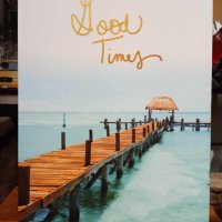картина пано Малдивите върху дървена плоскост, снимка 1 - Картини - 43504853
