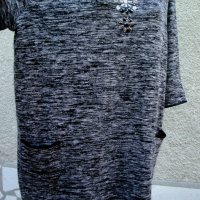 4XL Нова блуза Laura Torelli с камъни, снимка 4 - Блузи с дълъг ръкав и пуловери - 44020328