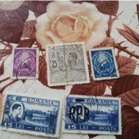 5 броя пощенски марки Румъния, снимка 1 - Филателия - 35027354