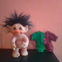 Играчка Кукла Трол Troll Clown Thomas Dam Denmark 1977 9", снимка 9 - Колекции - 43674043