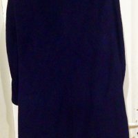 Разкошно палто от 100% Камилска вълна - тъмно лазурно синьо, снимка 5 - Палта, манта - 38789934