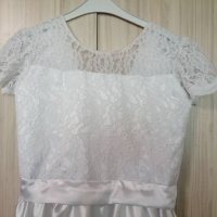  рокля бяла  - шаферска, снимка 2 - Рокли - 36967442