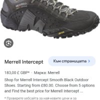 Merrell Vibram Leather Mens Size 45 /29 UK10.5 US 11 ОРИГИНАЛ! Туристически Обувки!, снимка 2 - Спортни обувки - 43202778