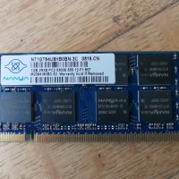 1GB 2RX8 PC2-5300S-555 DDR2 667Mhz 200PIN CL5 1.8V SODIMM Laptop, снимка 1 - RAM памет - 32833896