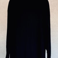 Черно гладко поло MASSIMO DUTTI  унисекс, снимка 3 - Пуловери - 43051176