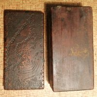 дървена пирографирана кутия антика, снимка 2 - Антикварни и старинни предмети - 38353973