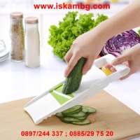 Кухненско ренде за зеленчуци с 5 приставки и държач, снимка 15 - Други - 26979613