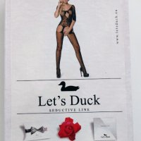 Секси мрежесто боди на марка Lets Duck - Оригинал, снимка 3 - Бельо - 43394802