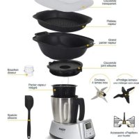 Smart 12в1 Кухненски робот,150 рецепти TUYA приложение COOK CONCEPT Cuisy Chef, снимка 2 - Кухненски роботи - 43938621