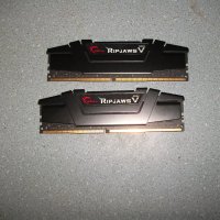 2.Ram DDR4 3200 MHz,PC4-25600,8Gb,G. G.SKILL Ripjaws V Series Кит 2 Броя, снимка 2 - RAM памет - 43167569