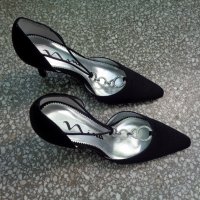 Дамски елегантни обувки Nina, черни, снимка 2 - Дамски елегантни обувки - 28239311