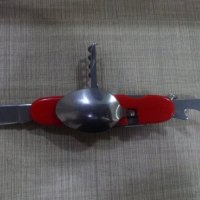 Нож комбиниран с вилица и лъжица, снимка 1 - Ножове - 28789905