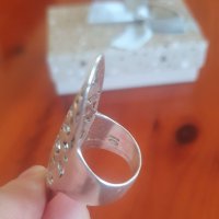 Готически сребърен пръстен проба 925, снимка 7 - Пръстени - 40109352
