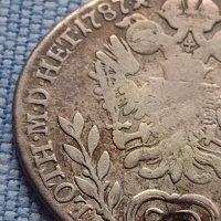 Сребърна монета 20 кройцера 1787г. Йозеф втори Кремниц Свещена Римска Империя 12232, снимка 9 - Нумизматика и бонистика - 42968210