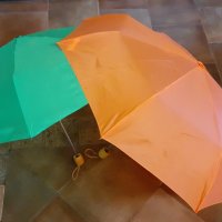 чадър сгъваем с дървена дръжка, снимка 1 - Други - 35563164