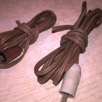 *кабели за тонколони с букси-2брх2.5м-внос франция, снимка 4 - Тонколони - 26782589