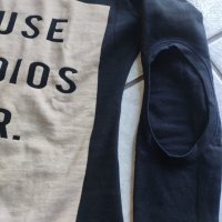 Pause Jeans блуза с апликация черна, снимка 11 - Блузи с дълъг ръкав и пуловери - 26358907
