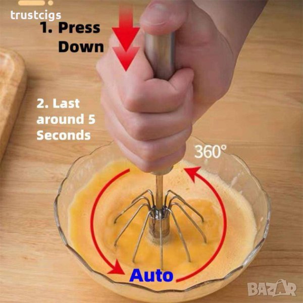 Полуавтоматичен миксер за разбиване, снимка 1