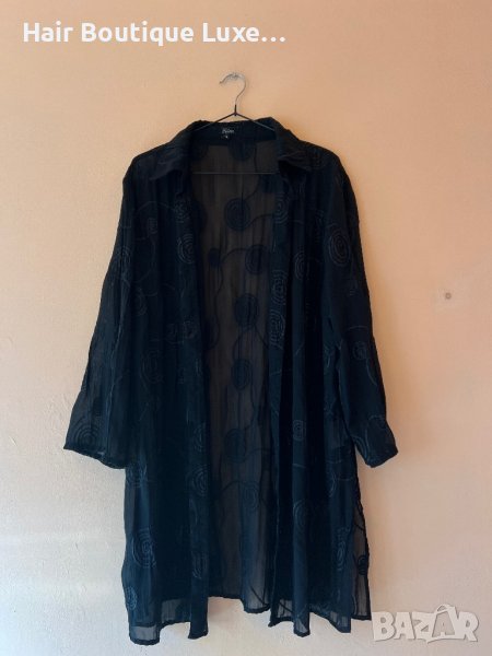 Дълга черна риза 48 размер 🖤, снимка 1