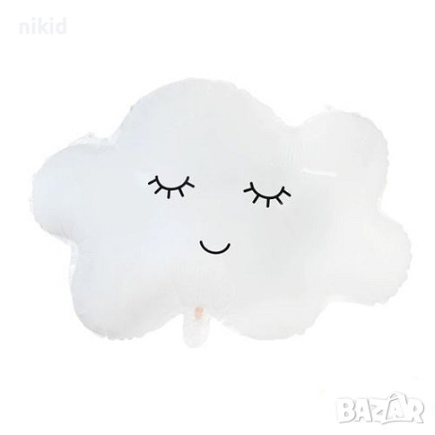 Голям облак фолио фолиев балон хелий и въздух парти рожден ден, снимка 1