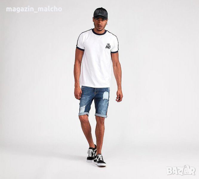 МЪЖКИ КЪСИ ДЪНКИ – Asylum Union Taped Distressed Denim Short; размери: W30 и W32, снимка 1