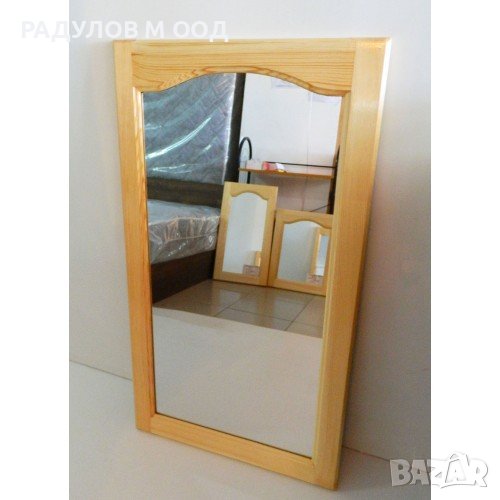 Стенно огледало с рамка от дърво 50*90 см, снимка 1