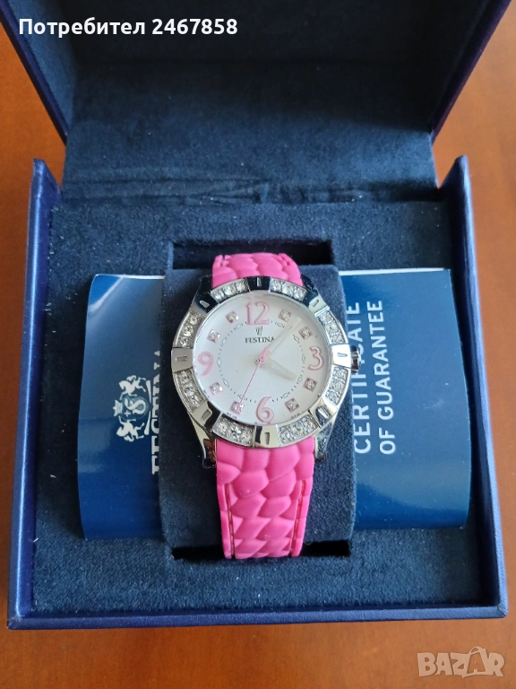 Продавам дамски часовник Festina, снимка 1
