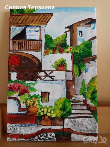 Картина "Китно село в Родопите", снимка 1