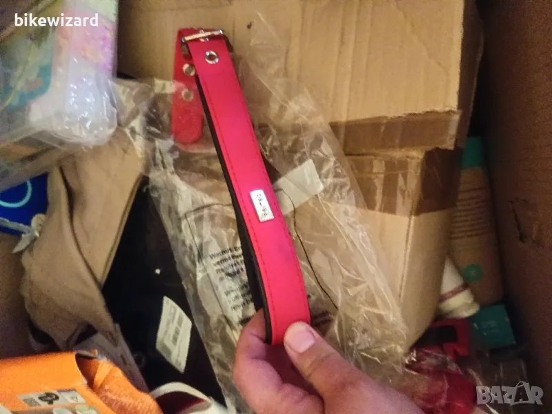 Нашийник / каишка  за куче розов 46-56 см. НОВ, снимка 1