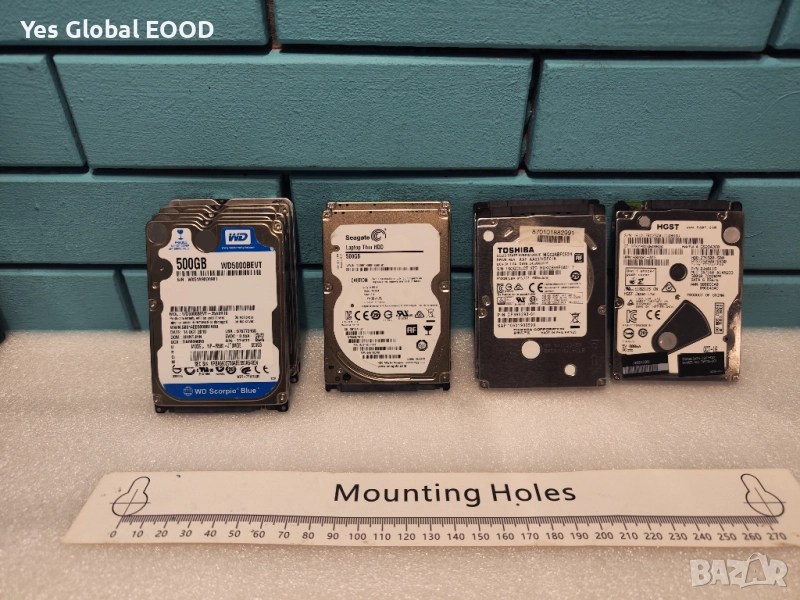 WD / SEAGATE / HITACHI / SAMSUNG HDD 2.5 500GB / Хард диск за лаптоп, снимка 1