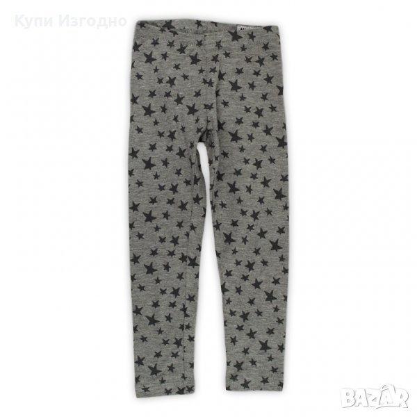 Памучен сив клин на звездички за дете момиченце 4-5г сиво клинче със звезди за момиче за спорт игра, снимка 1