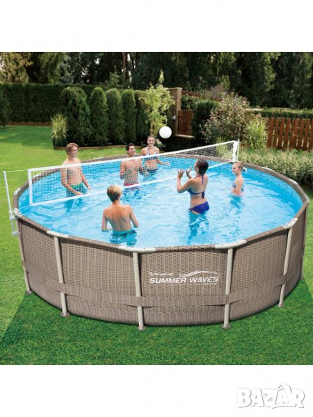 SUMMER WAVES Комплект Волейбол за различни размери басейн, снимка 1