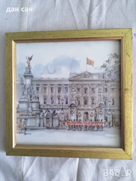 ретро картина сувенир Лондон, снимка 1