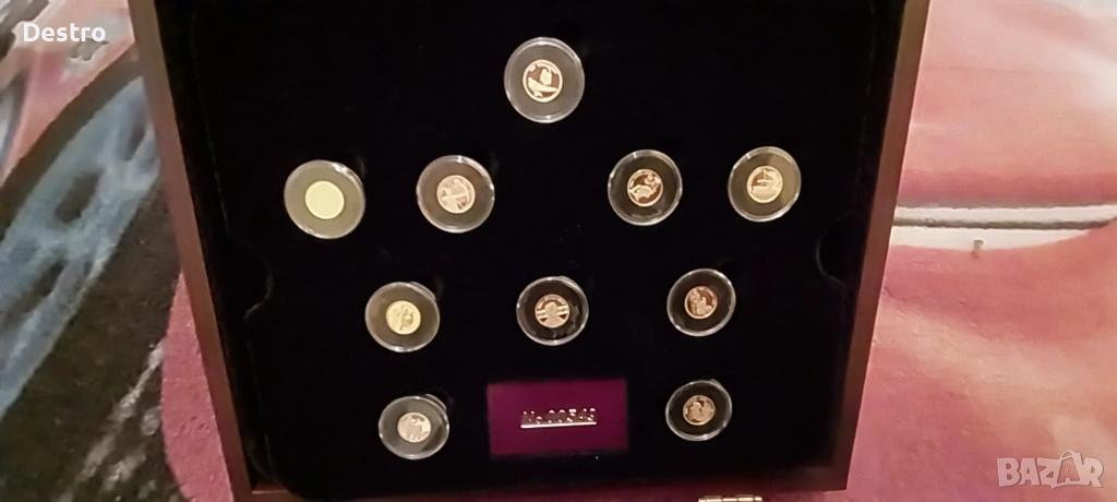 Комплект златни монети Атина 2004, снимка 1