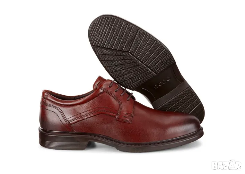 ECCO LISBON Cognac номер 42 кожени елегантни обувки , снимка 1