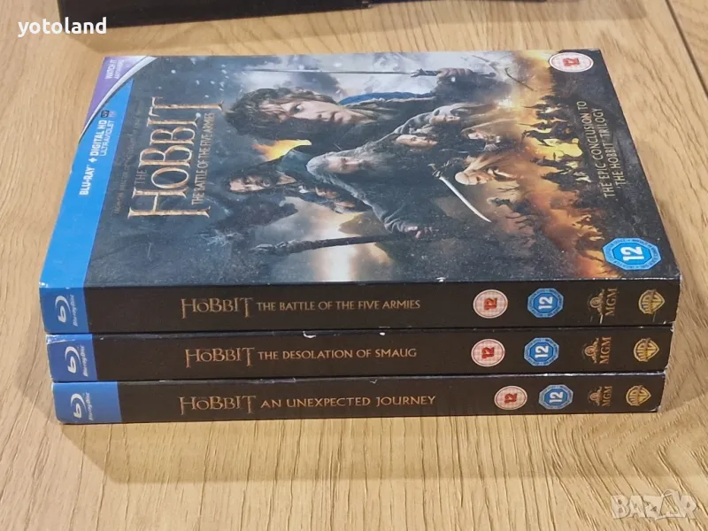 The Hobbit Trilogy Blu-ray, снимка 1