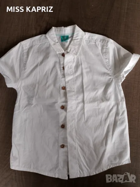 Бяла риза 3-4г.(104см)за момче , снимка 1