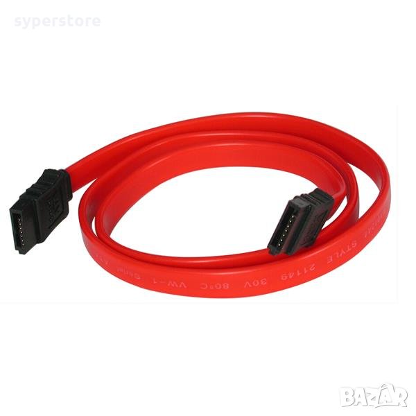 Кабел Sata за харддиск 3,5" или 2,5" sata интерфейс Digital One SP00050 сата 0,5м , снимка 1