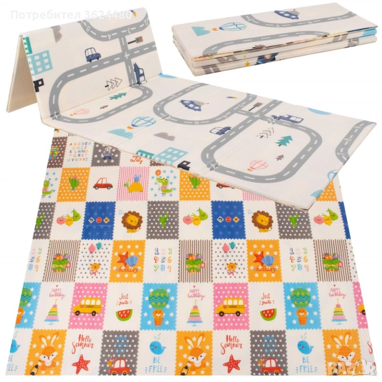 Постелка за игра водоустойчива и сгъваема  4851, снимка 1