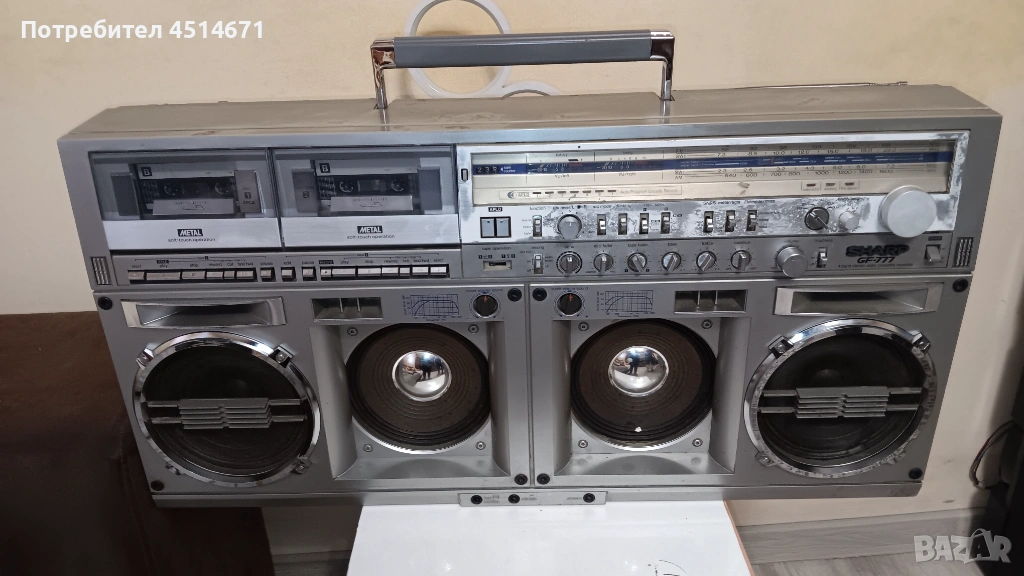 Prodavam KASETOFON SHARP 777, снимка 1