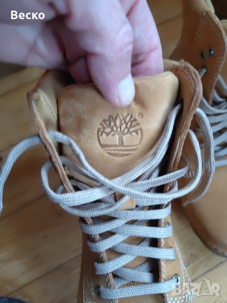 Дамски кожени ботуши / боти Timberland 37, 37.5, снимка 1