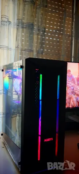 Продавам Добро Геймърско PC R5 5600/16Gb 3600Mhz/512GB SSD+1TB HDD/RX 6600XT/Гаранция, снимка 1