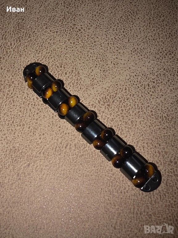 Мъжки гривни с тигрово око, снимка 1