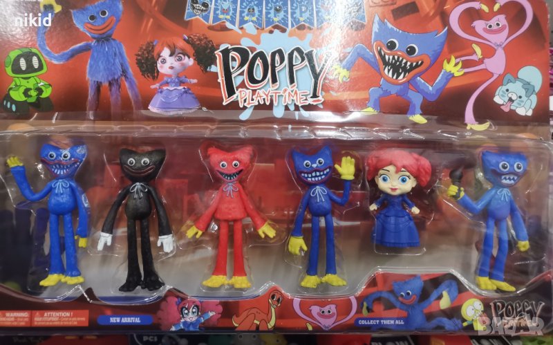 Хъги Лъги Huggy Wuggy Poppy playtime пластмасови фигурки играчки играчка, снимка 1
